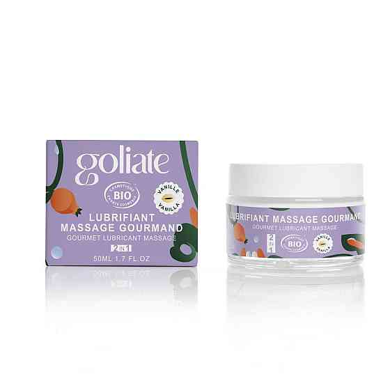Масажна олія-лубрикант з ароматом та смаком ванілі Goliate Couple Gourmand Vanille 50 мл Sex Aura Київ