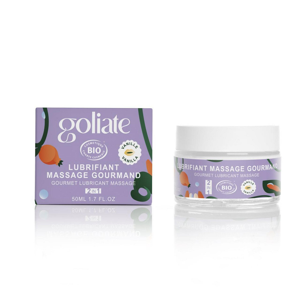 Масажна олія-лубрикант з ароматом та смаком ванілі Goliate Couple Gourmand Vanille 50 мл Sex Aura Київ - фото 1