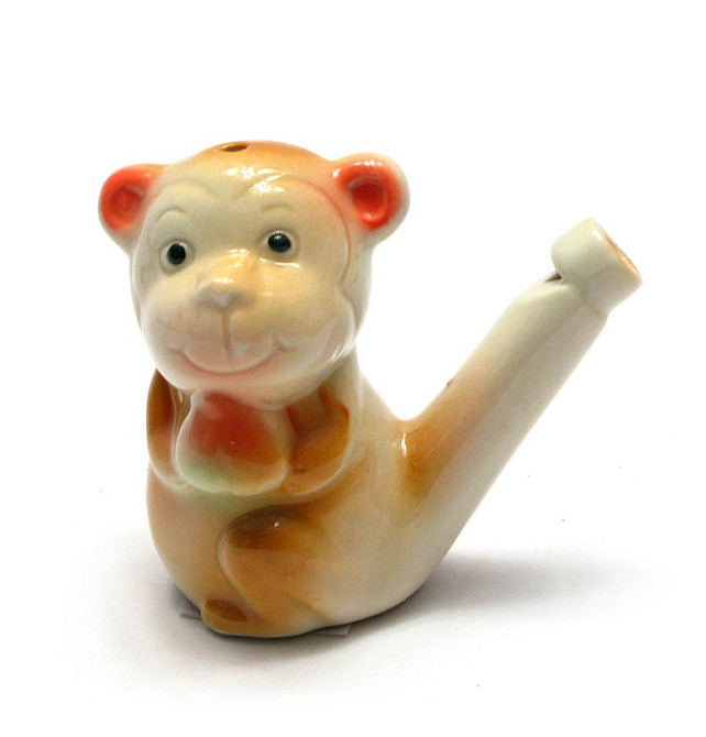 Свистулька з кераміки Мавпа Київ - фото 1