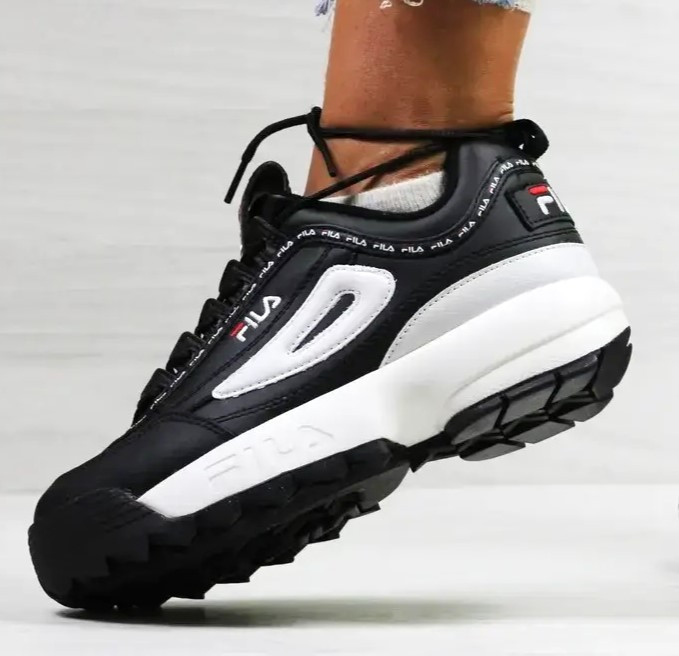 Кроссовки FILA Disruptor Чёрные Женские Кожаные Фила (размеры: 36,37,38,39,40) Видео Обзор Днепр - изображение 10