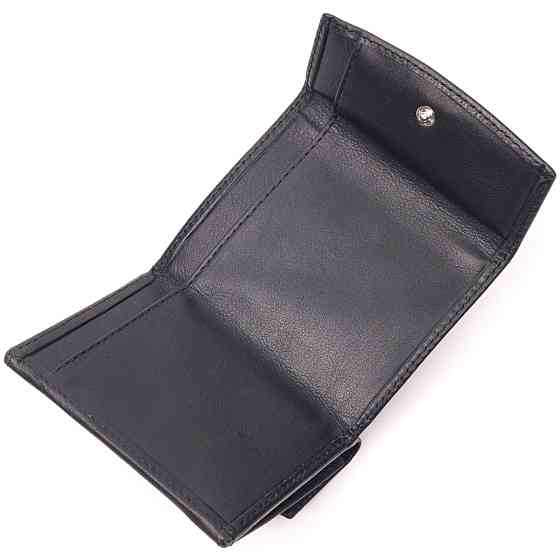 Очень необычный женский кошелек из натуральной кожи KARYA 21339 Черный Киев