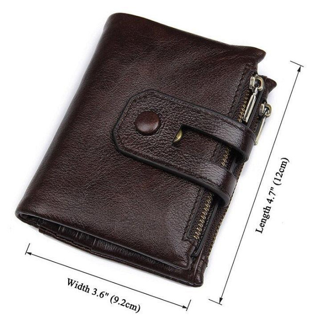 Гаманець шкіряний Коричневий (Vintage) Київ - фото 11