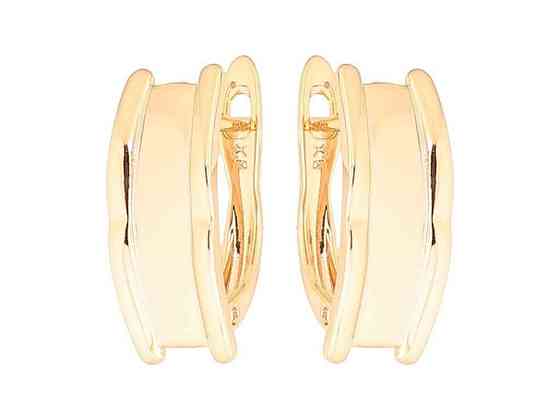 Сережки англійська застібка Позолота 18K «Декоративні» 273963 ТМ XUPING Київ