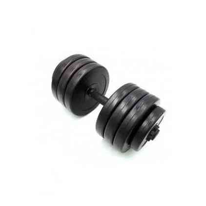 Гантель наборная композитная в пластиковой оболочке Rock pro 19 кг NE-PL-G-019 Винница