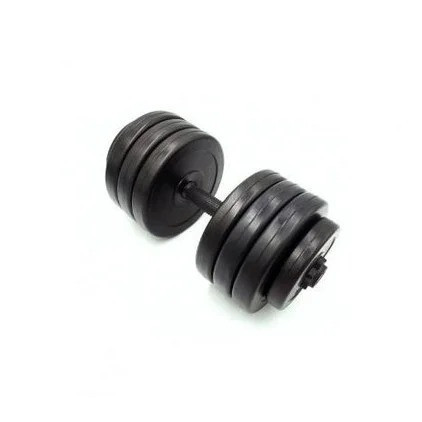 Гантель наборная композитная в пластиковой оболочке Rock pro 19 кг NE-PL-G-019 Винница - изображение 1