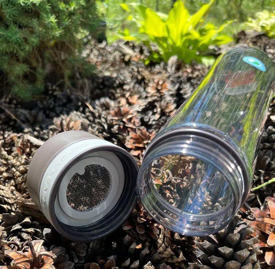 Пляшка для води CASNO 1000 мл KXN-1111 Сіра Кам'янське - фото 5