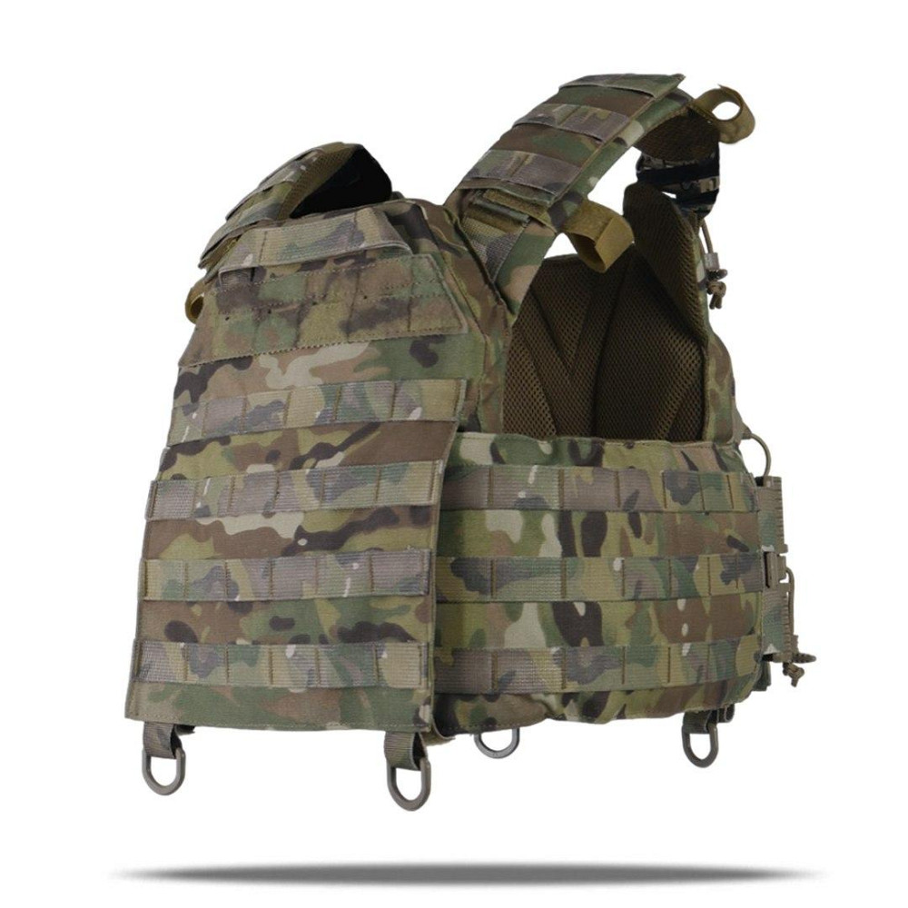 Штурмовая плитоноска мультикам с быстрым сбросом плитоноска kiborg тактическая военная плитоноска   WAR Львов - изображение 3