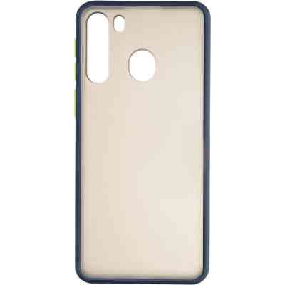 Чохол до мобільного телефона Gelius Bumper Mat Case for Samsung A215 (A21) Blue (00000079432) Вінниця