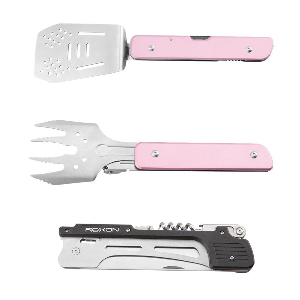 Мультитул для барбекю Roxon S601, рожевий Киев - изображение 2