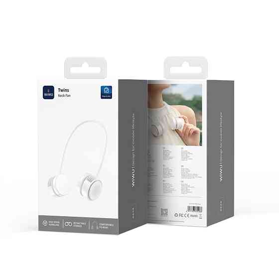 Вентилятор WIWU Twins Neck Fan Wi-FS014 White Одеса