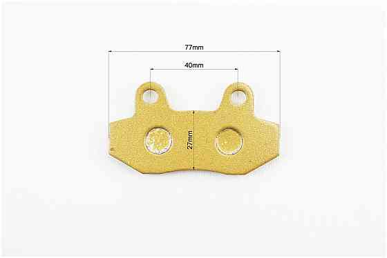 Гальмівні колодки (дискові) без вуха, Viper - RACE/STORM/CG/СВ/HONDA-LS125;NSR 50;MBX 50/LIFAN/KYMCO-Pulsar/LONCIN, к-кт 2шт, жовті Киев
