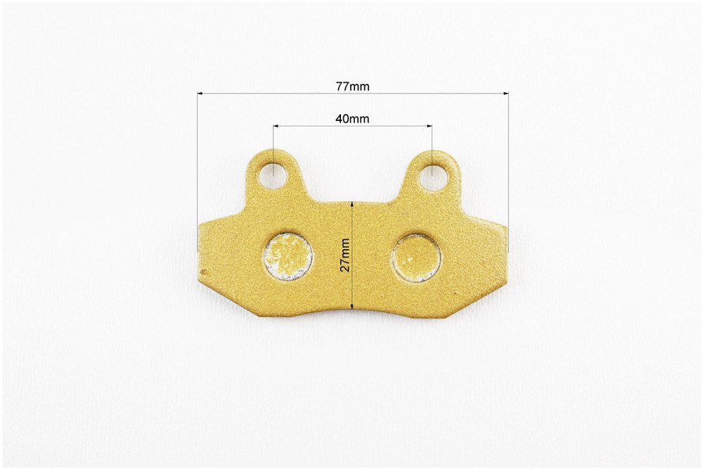 Гальмівні колодки (дискові) без вуха, Viper - RACE/STORM/CG/СВ/HONDA-LS125;NSR 50;MBX 50/LIFAN/KYMCO-Pulsar/LONCIN, к-кт 2шт, жовті Киев - изображение 2