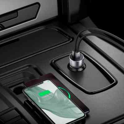Зарядний пристрій Ugreen QC 3.0+QC 3.0 Dual USB-A 36W Fast Car Charger Space Grey (CD213) (60980) Вінниця