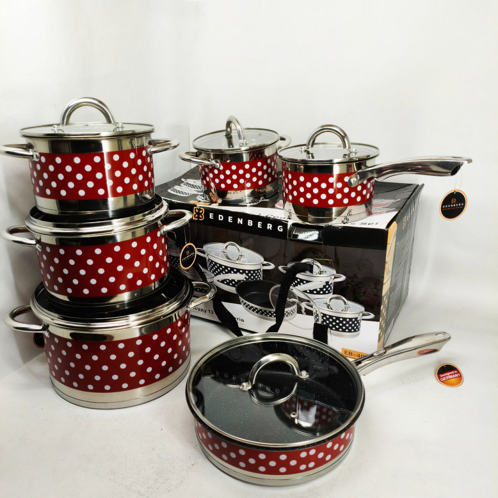 Набір посуду для електричних плит, Набір практичних каструль каструль для електроплити BN-61 Львів - фото 5