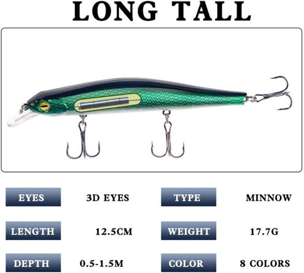 Набор цветных воблеров для ловли хищной рыбы 4шт Киев - изображение 7