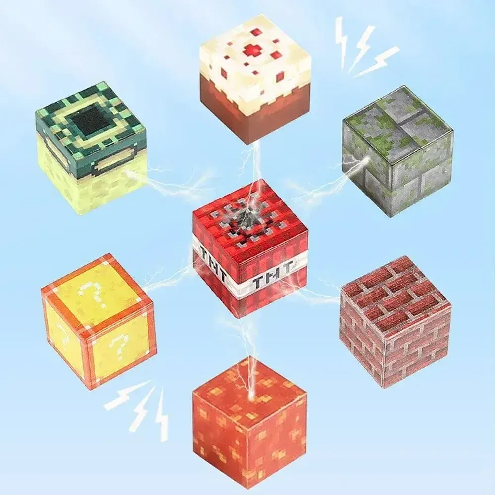Магнитный конструктор Minecraft, кубики на магнитах детский Майнкрафт, 315(р) Киев - изображение 3