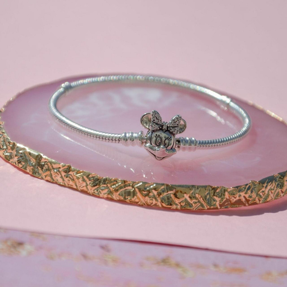 Серебряный браслет для шармов Пандора  