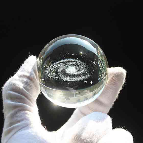 Кришталева куля на металевій підставці 6х6см SBR Київ