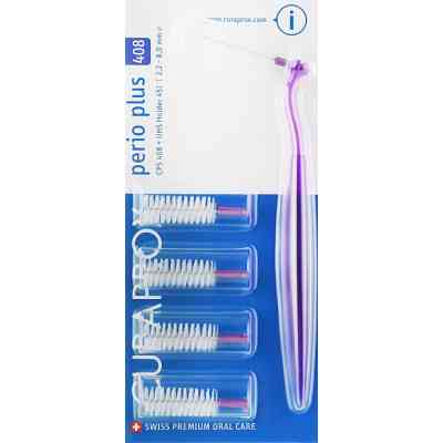 Щетки для межзубных промежутков Curaprox Perio Plus CPS 408 D 2.2 – 8 мм 5 шт. + держатель (7612412423648) Винница