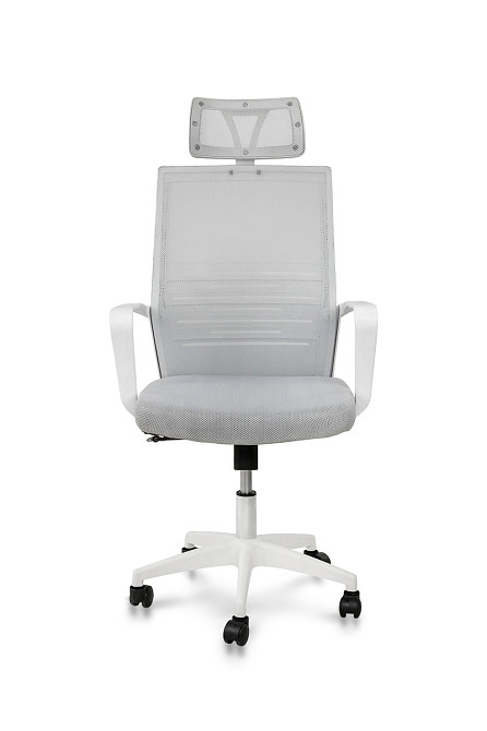 Стілець офісний Зум, світло-сірий Днепр - изображение 2