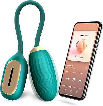 Розумний вібратор VIALA з Bluetooth-колонкою — Водонепроникний (IPX7), 25 режимів вібрації, керування через додаток Київ