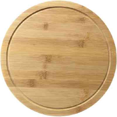 Дошка для нарізання Eurogold бамбук 31 х 31 х 1,5 Піцца 7016102495 (ЕГ-7016102495) Вінниця