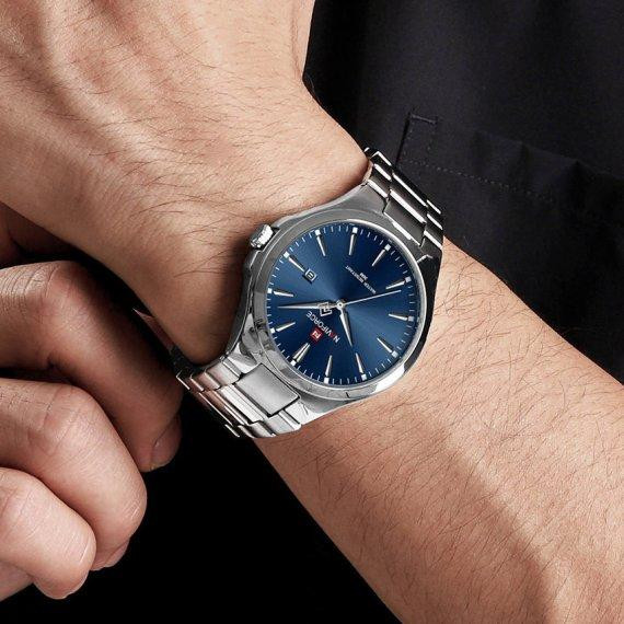 Годинник чоловічий наручний Naviforce Spartan (Сріблястий) Київ - фото 5