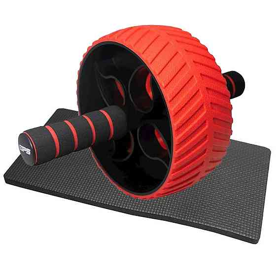 Колесо для преса Power System PS-4107 Full Grip AB Red + килимок Red/Black Каменское