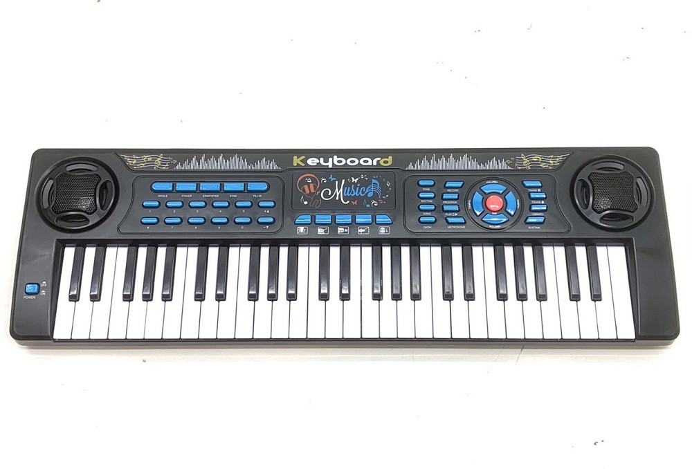 Синтезатор-піаніно Limo Toy дитячий з мікрофоном та USB 54 клавіші Чорний (M 5499) Чернігів - фото 3