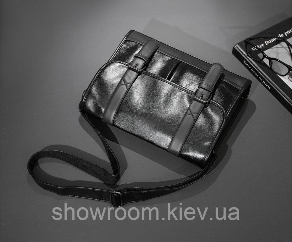 Недорога чоловіча офісна сумка на плече Prestige (4050) Київ - фото 6