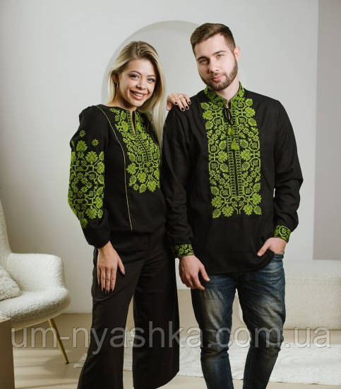 Парні вишиванки "Всеволод-Владлена" льон Кривий Ріг - фото 9