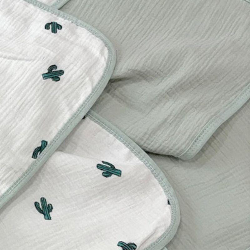 Плед Детский Lovely Svi Хлопок Муслин 100х130 см - двухсторонний -Зеленый Киев - изображение 2