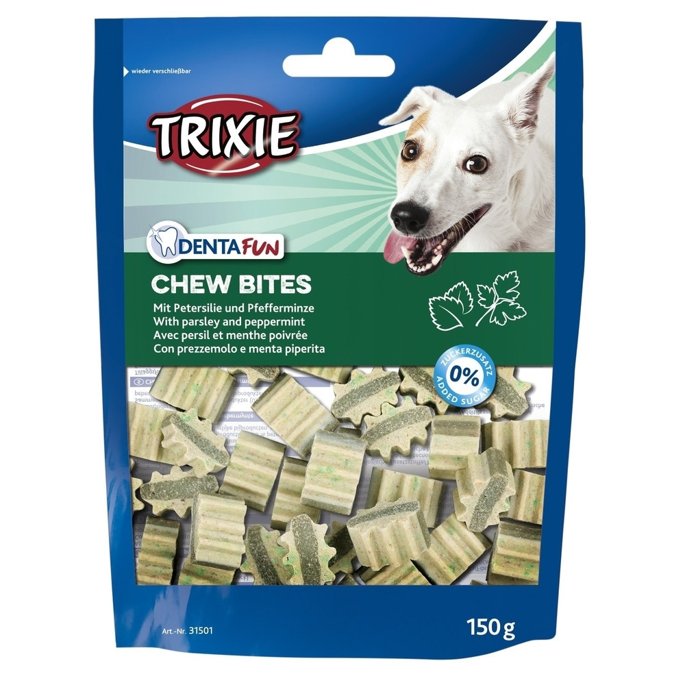 Trixie (TX-31501) Denta Fun Chew Bites ласощі для собак з петрушкою та м'ятою 150 г Вінниця - фото 1