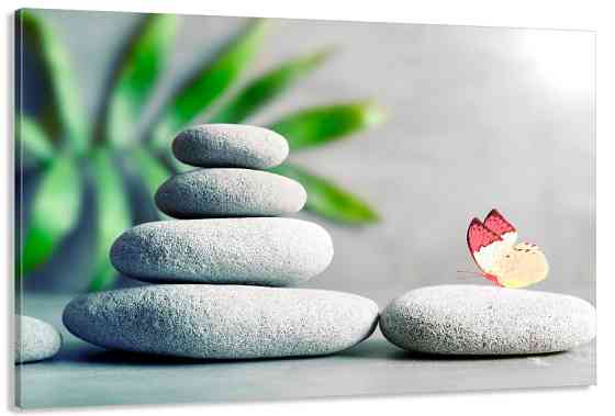 Картина холст в гостиную / спальню  Спа камни  MLP_374 Киев