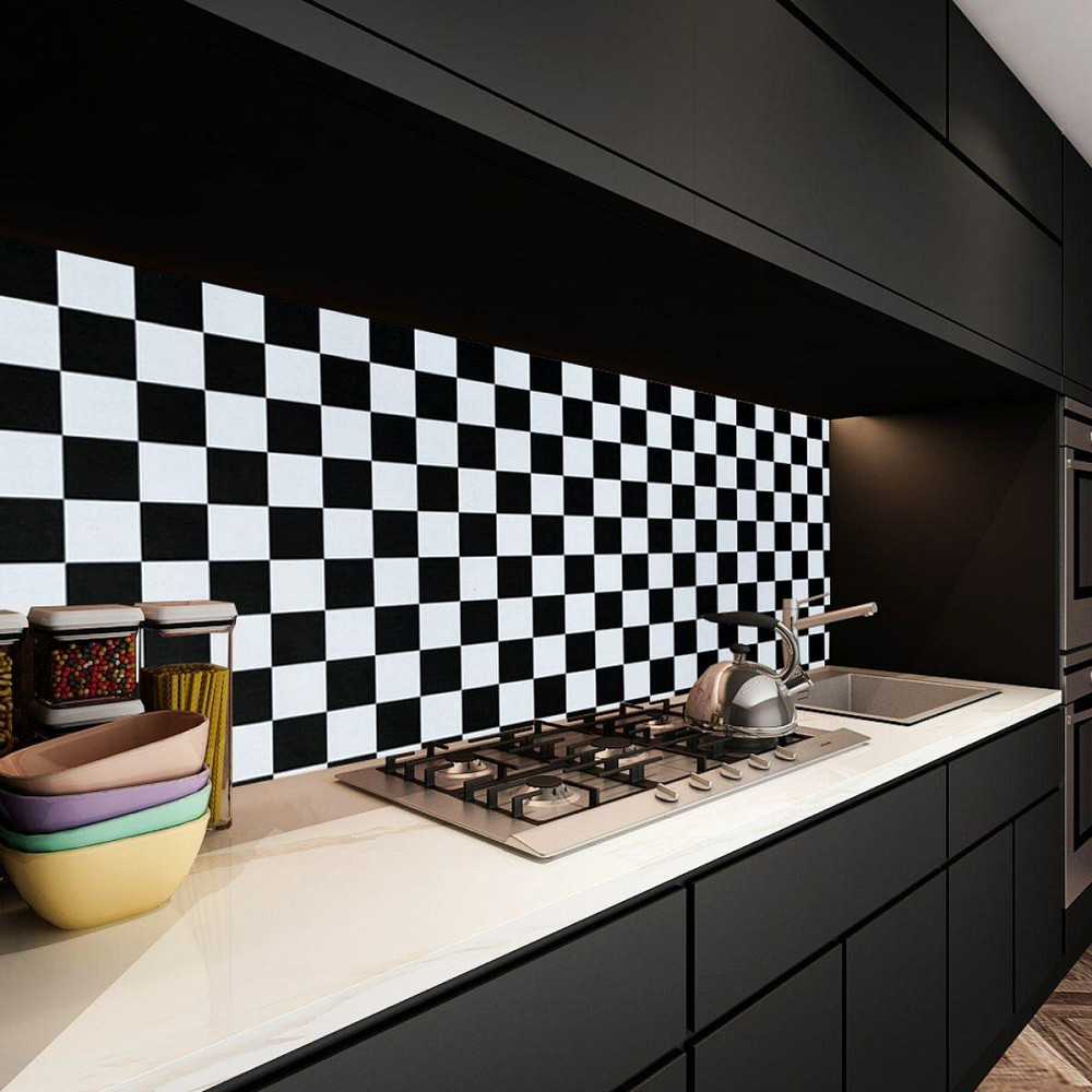 Самоклеющаяся пленка 0,45х10м х 0,07мм Шахматы SW-00001255 Днепр - изображение 5