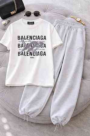 Жіночий стильний, зручний костюм двонитка пеньє + кулір Сірий, 46 Одеса