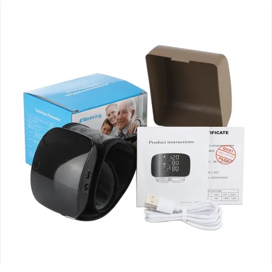 Автоматический тонометр на запястье от аккумулятора 300 мАч / Умный тонометр с сенсорным экраном и голосом Коломия