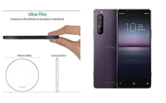 Бездротовий зарядний пристрій Copper до 30W для OnePlus 9, OnePlus 9 Pro, USB-C, LED Київ