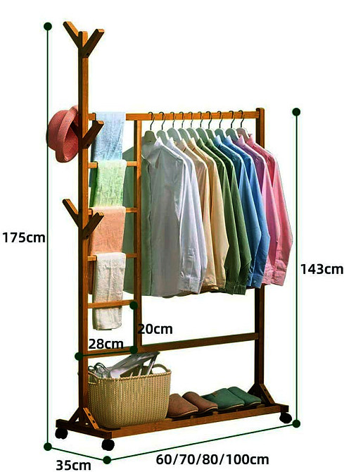 Стійка вішалка для одягу "Панега" мускат Миколаїв - фото 3