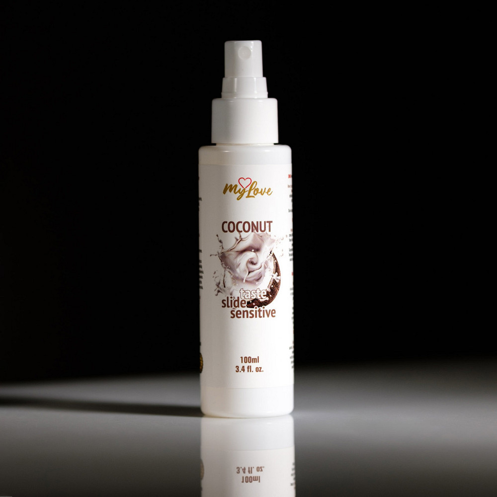 Інтимний гель-лубрикант - MyLove Taste Slide Sensitive Coconut, 100 мл Sex Aura Київ - фото 3
