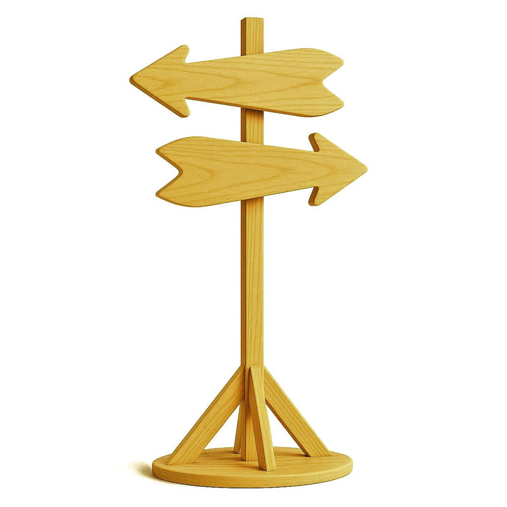 Напольная стрелка-указатель 