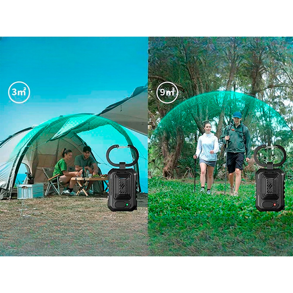 Портативний фумігатор кемпінговий Flextail Light Repel, чорний Київ - фото 12