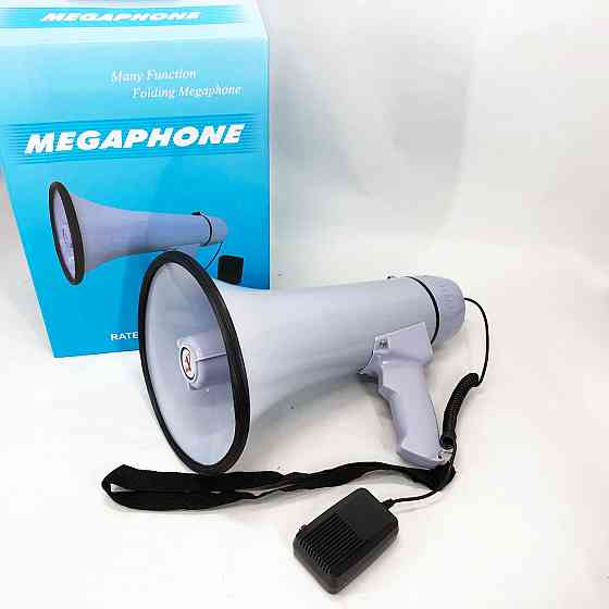 Електричний мегафон з потужним звуком, Гучномовець з акумуляторомГучномовець для вулиці KF-61 Львів