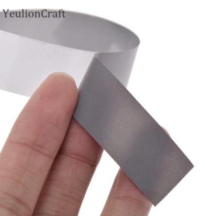 Светоотражающая лента для одежды для вшивания 15 мм на 450 см серый Киев - изображение 3