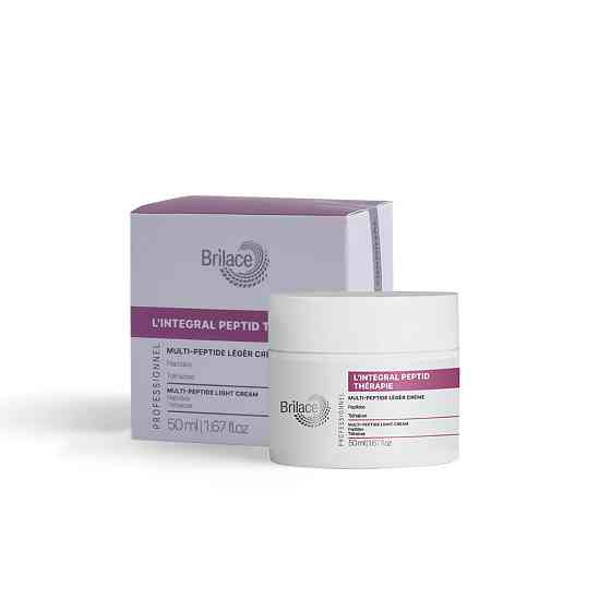 Легкий мульти-пептидний крем Multi peptide light cream Brilace, 50 мл Дніпро