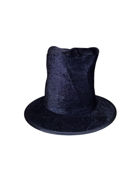 Капелюх циліндр без малюнку на Хелловін one size чорний Київ - фото 2