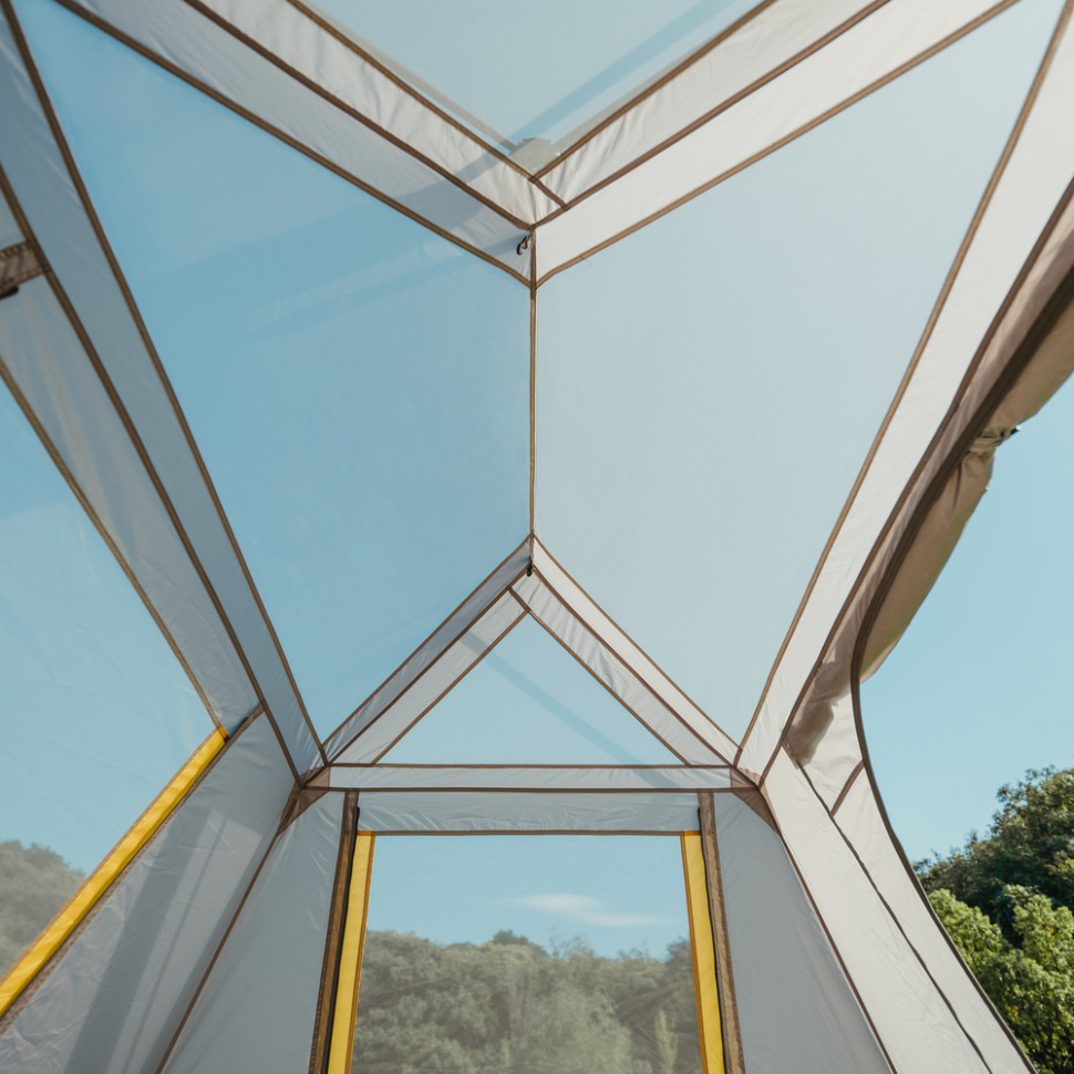 Намет чотиримісний Naturehike Cape Series 5.2 CNK2450WS037, сіро-коричневий Київ - фото 5