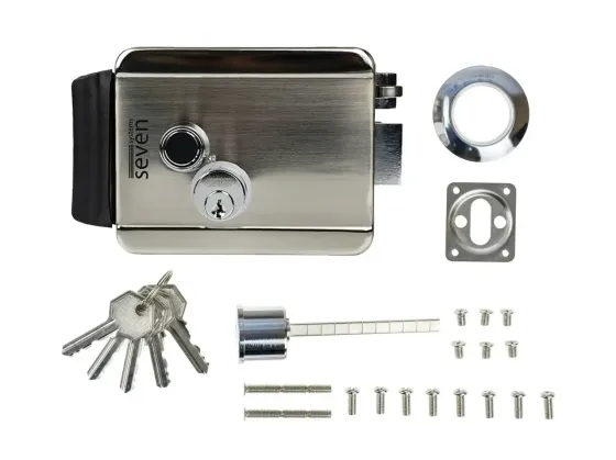 Замок електромеханічний із неіржавкої сталі SEVEN EL-7729SS Київ