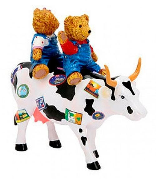 Колекційна статуетка корова Teddy Bears on the Moove (Size M) полірезин Вінниця - фото 5