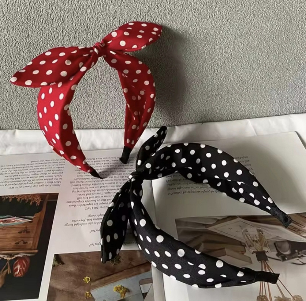 Обруч ободок для волосся з вушками Червоний Смела - изображение 5